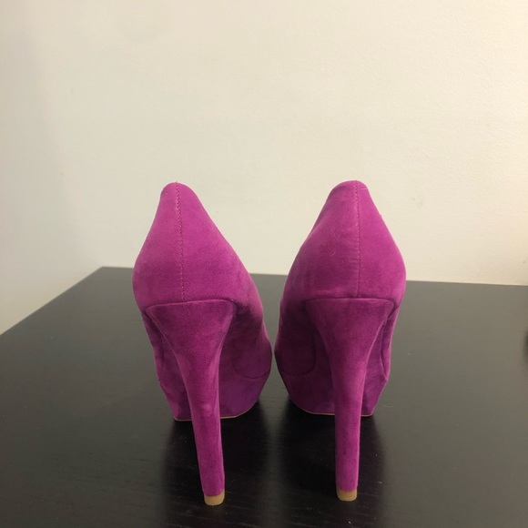Zara Fuchsia Platform Heels - Picture 4 of 5